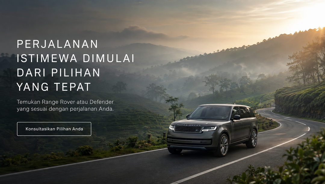 Dealer Land Rover untuk Pelanggan Bandung | Range Rover & Defender Resmi